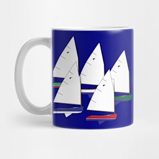 Sanderling Sailboats Racing Mug